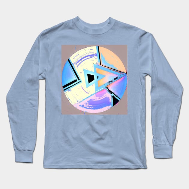 ABSTACT ART DECO MOD GEOMETRIC DESIGN MODERN ART Long Sleeve T-Shirt by jacquline8689